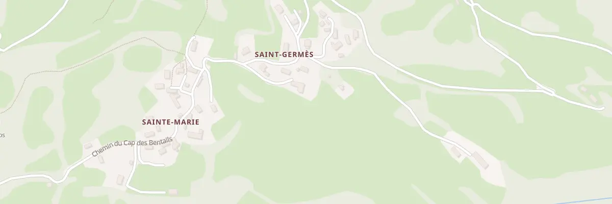 Plan du 30 Che du Cap des Bentails à Saint-Pastous