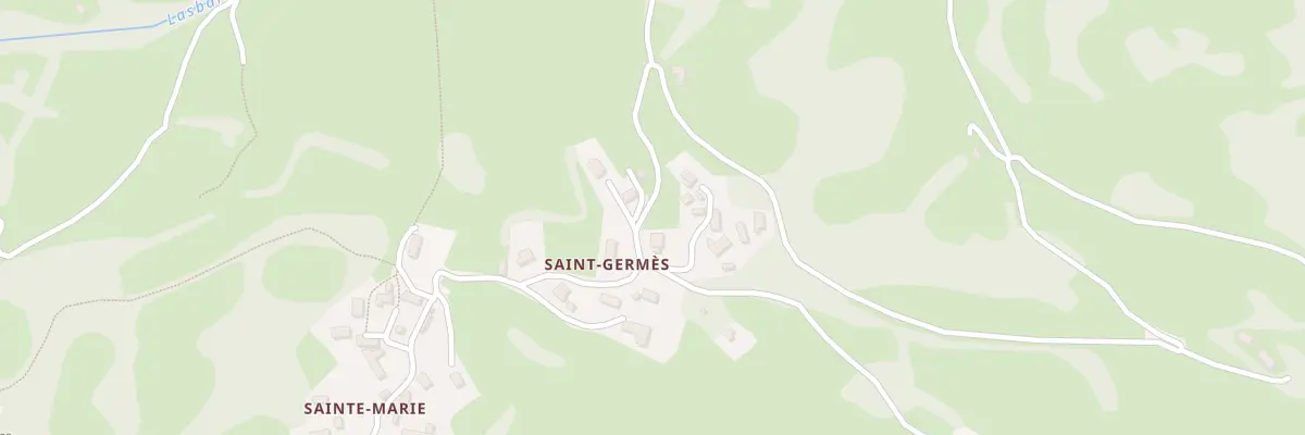 Plan du 36 Che du Cap des Bentails à Saint-Pastous