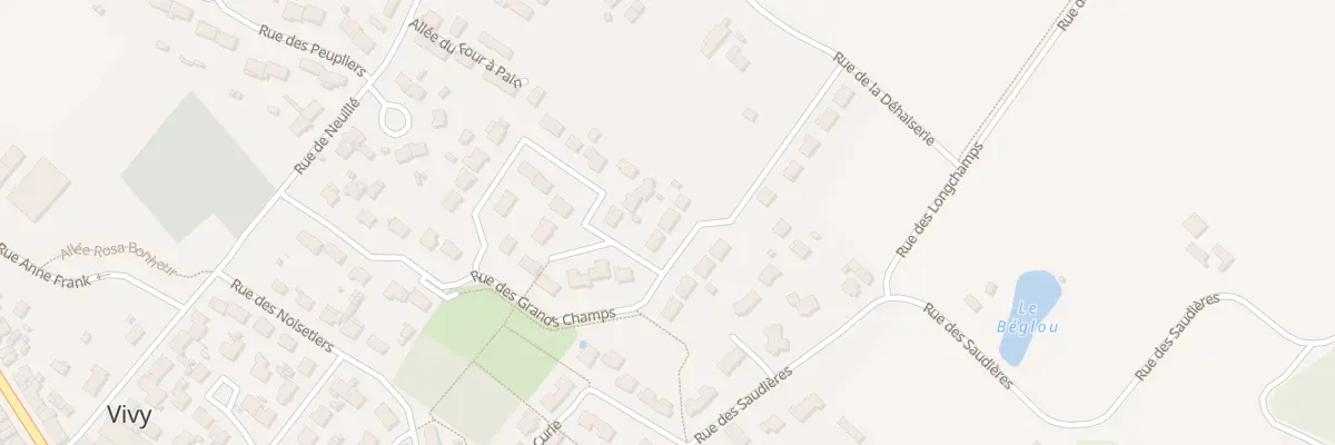 Plan du 11 Rue des Grands Champs à Vivy