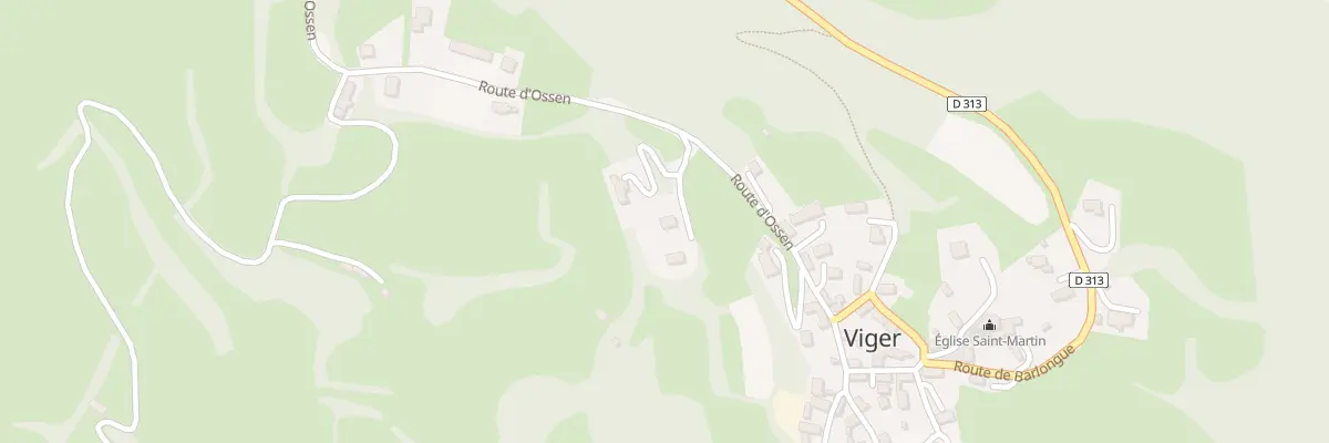 Plan du 7 Rte d’Ossen à Viger