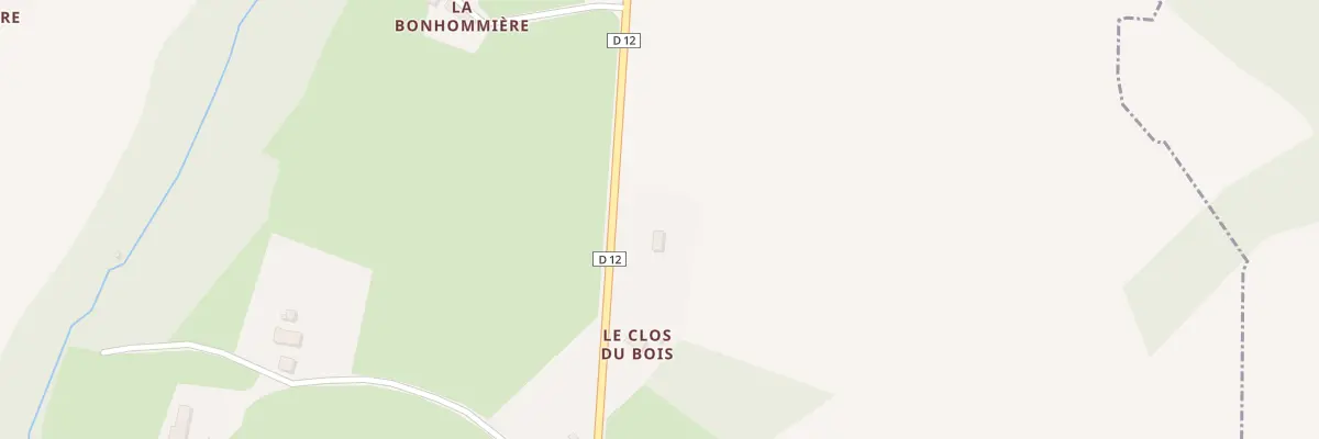 Plan du 5000 Le Clos du Bois à Bousse