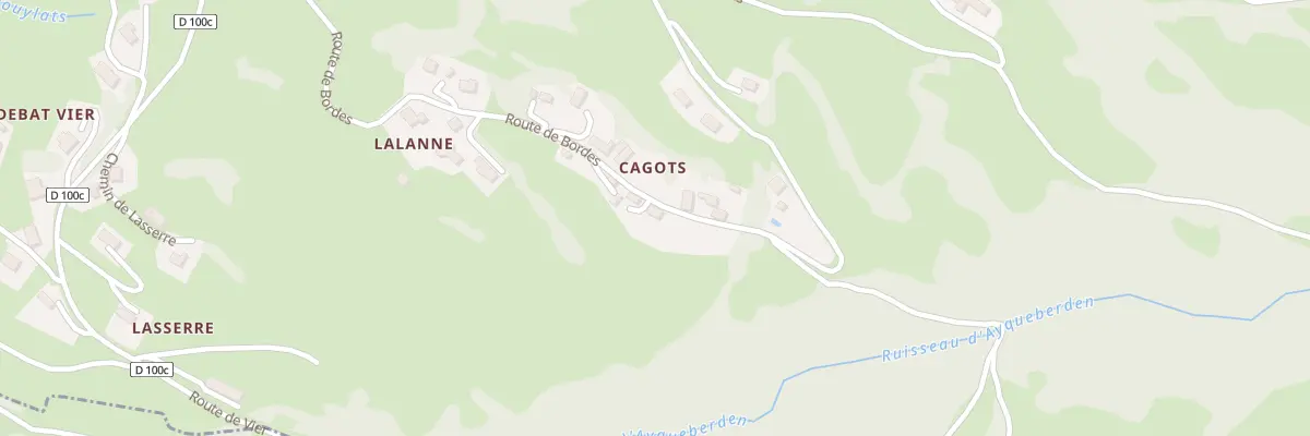 Plan du 5100 Cagots à Vier-Bordes