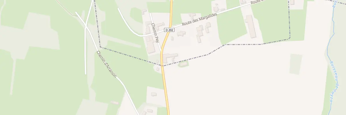 Plan du 197 Rte de Pontiacq à Pontiacq-Viellepinte