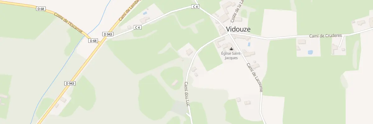 Plan du 2 Cami Dou Luc à Vidouze