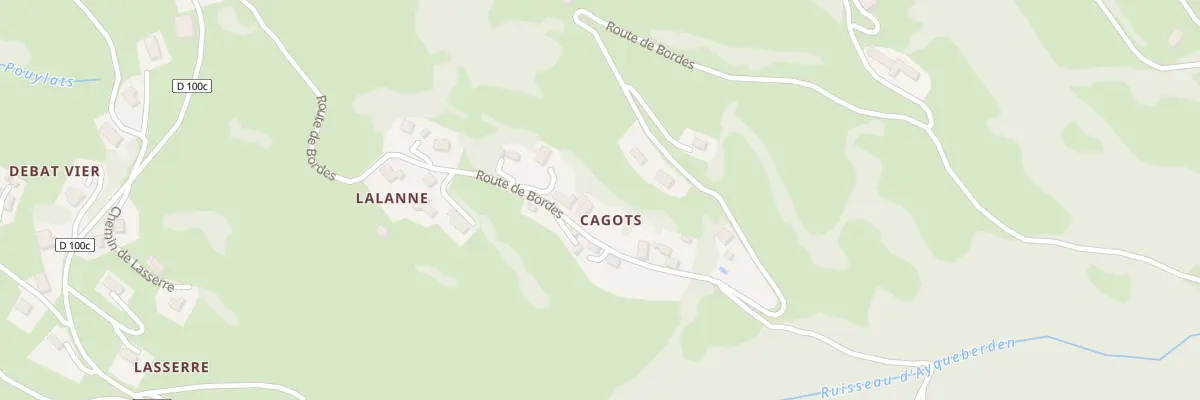 Plan du 5073 Cagots à Vier-Bordes