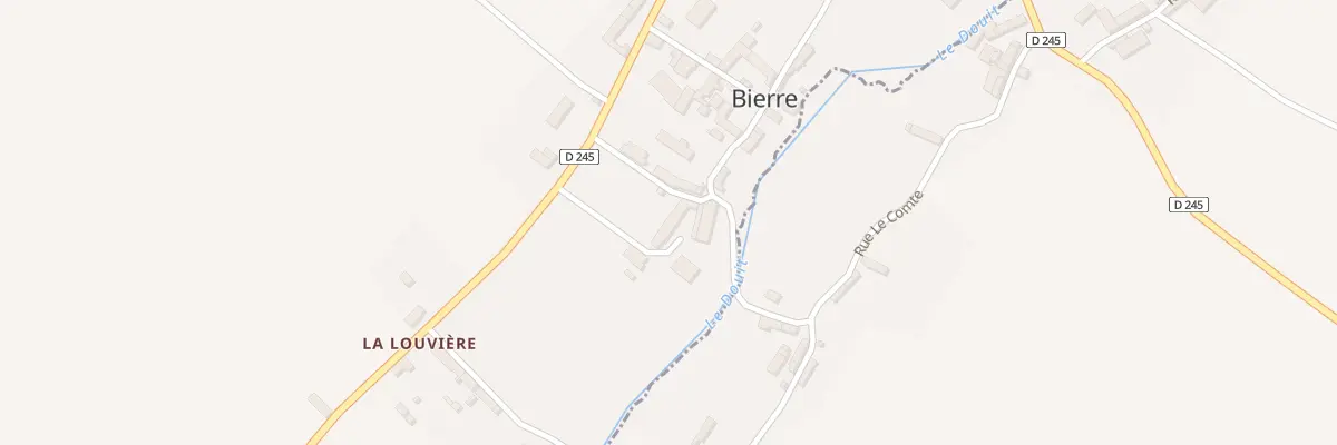 Plan du 7 Rte de la Louviere à Ommoy