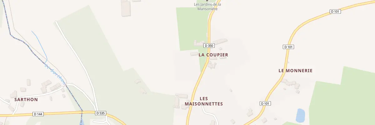 Plan du 64 La Maisonnette à Saint-Céneri-le-Gérei