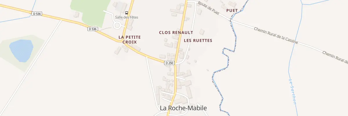 Plan du 11 Le Bourg à La Roche-Mabile