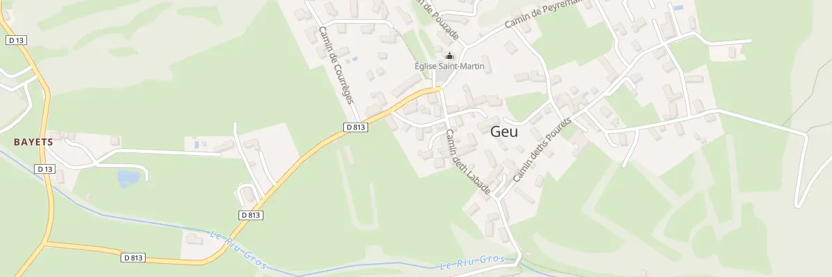 Plan du 2 Rue Camin Deth Labade à Geu