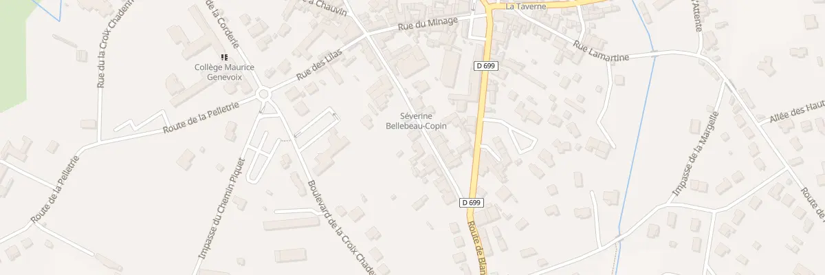 Plan du 18 Rue Alfred de Vigny à Châteauneuf-sur-Charente