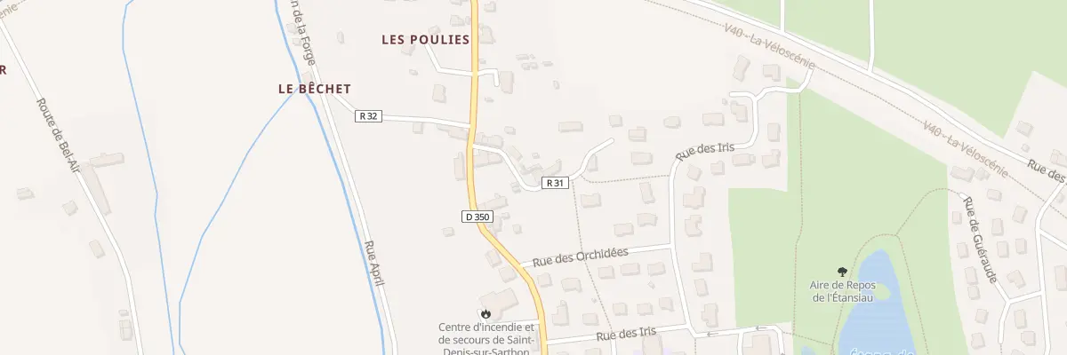 Plan du 132 Le Mesnil à Saint-Denis-sur-Sarthon
