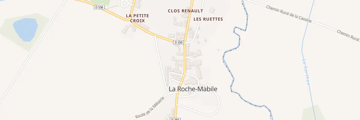 Plan du 38 Clos Renault à La Roche-Mabile