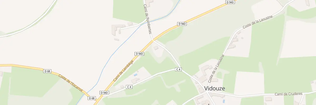 Plan du 7 Cami de Lembège à Vidouze