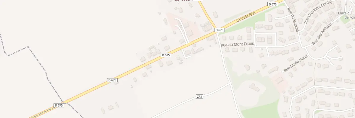 Plan du 12 Fg du Pont Mousse à Dozulé