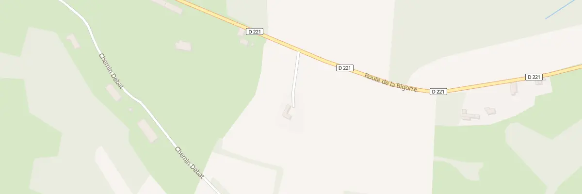 Plan du 10 Rte de la Bigorre à Moncaup