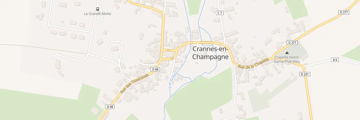 Plan du 1 Imp du Moulin de l’Isle à Crannes-en-Champagne