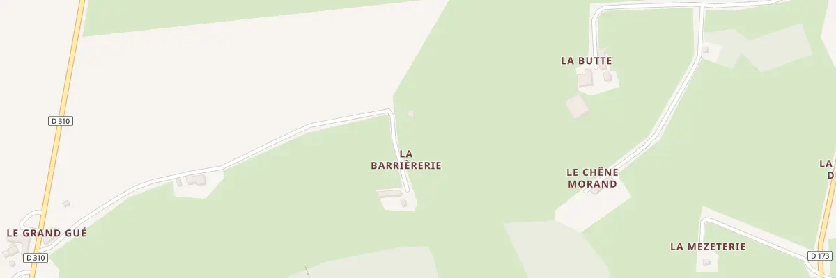 Plan du 5228 Le Chene Morand à Montreuil-le-Chétif