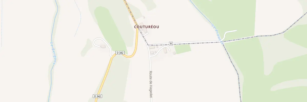 Plan du 1 Rte d’Hagedet à Bétracq