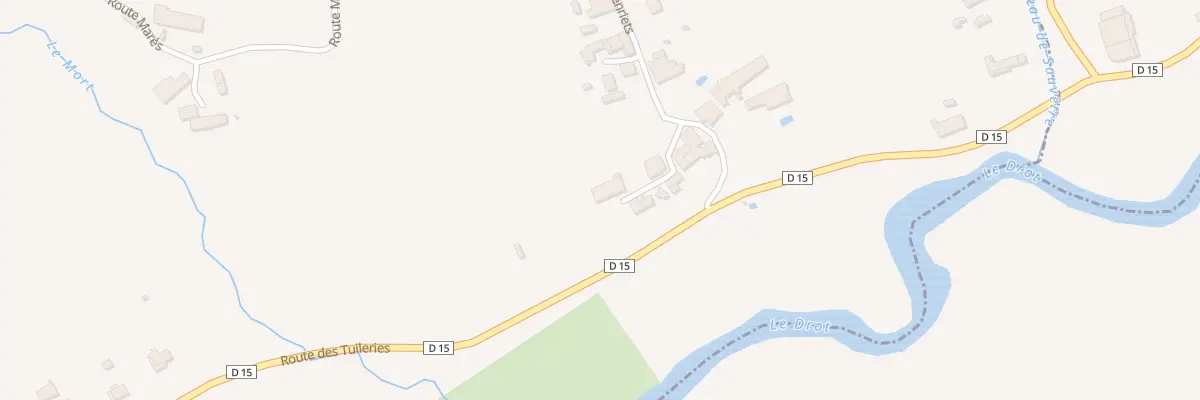 Plan du 3 Henriets à Camiran