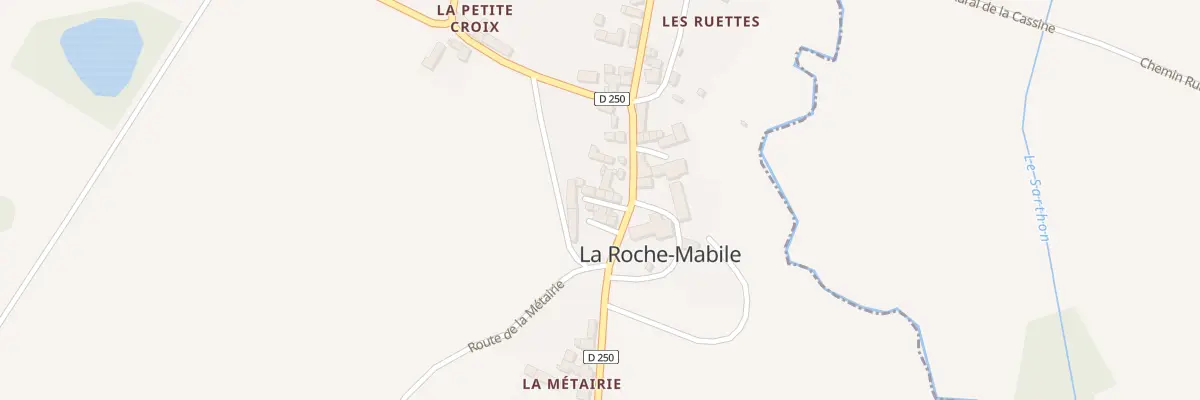 Plan du 43 Clos Renault à La Roche-Mabile