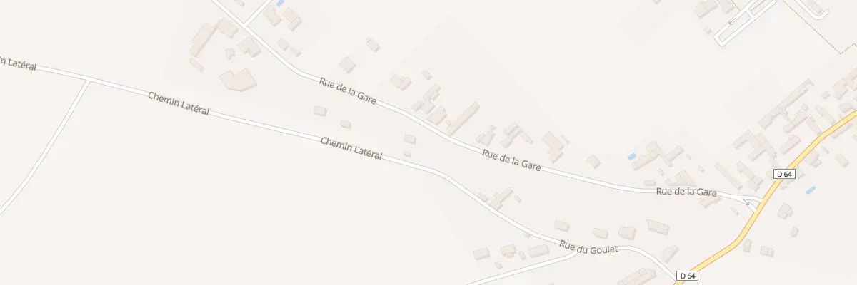 Plan du 21 Rue de la Gare à Pas-de-Jeu