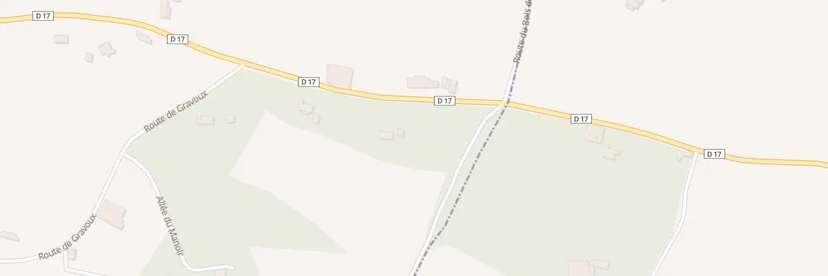 Plan du 1 Gravoux à Saint-Genès-de-Castillon