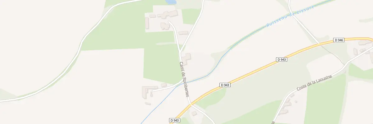Plan du 2 Cami de Rombertes à Vidouze