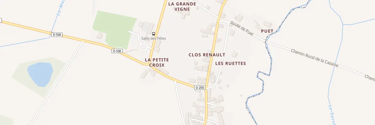 Plan du 13 Le Bourg à La Roche-Mabile