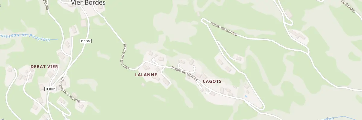 Plan du 5059 Cagots à Vier-Bordes