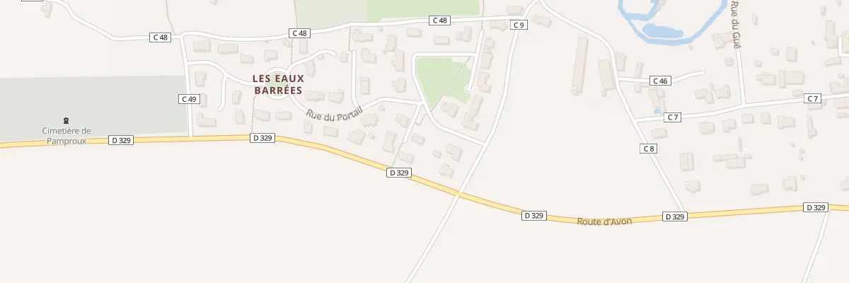 Plan du 1 Imp des Fiefs à Pamproux