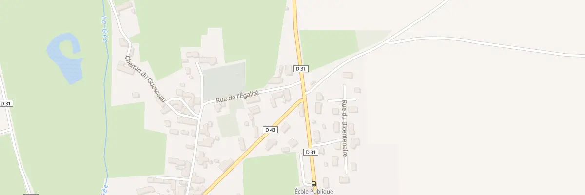 Plan du 18 Rue l’Egalite à Maigné
