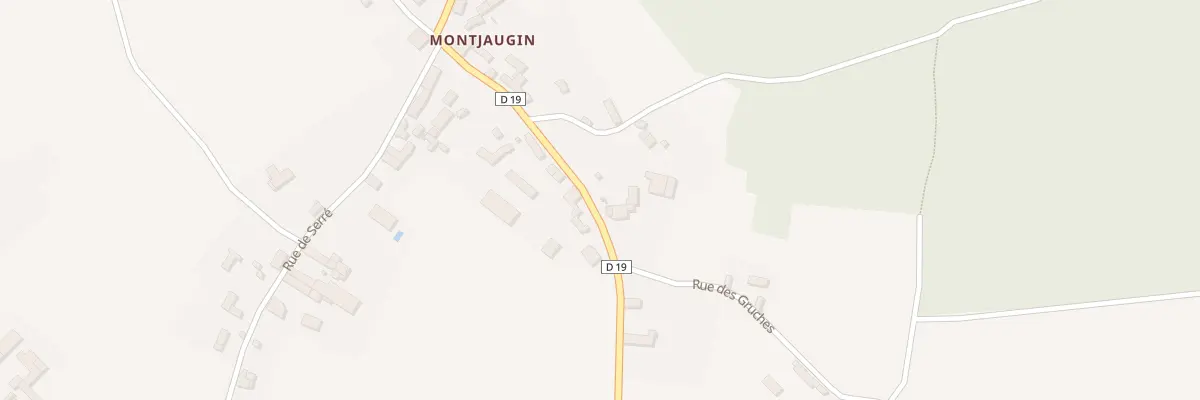 Plan du 4 Montjaugin à Ternay