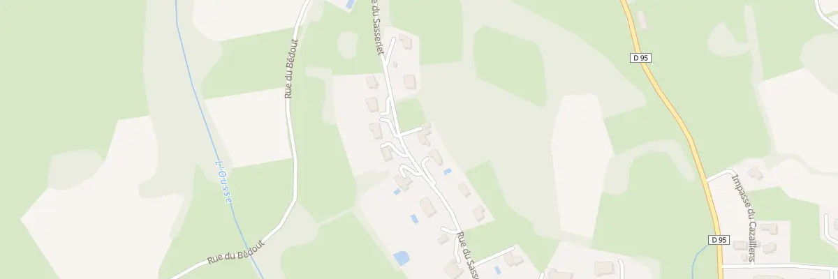 Plan du 7 Rue du Sasseriet à Bartrès