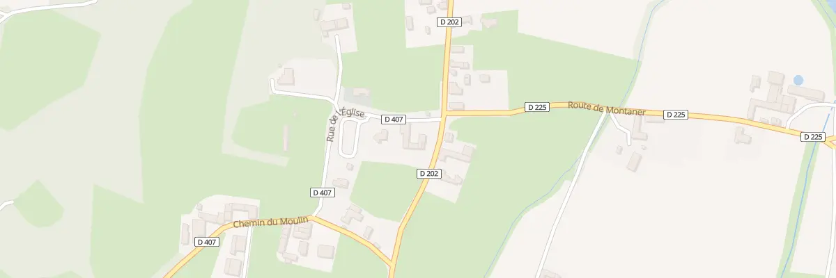 Plan du 37 Rue de l’Eglise à Pontiacq-Viellepinte