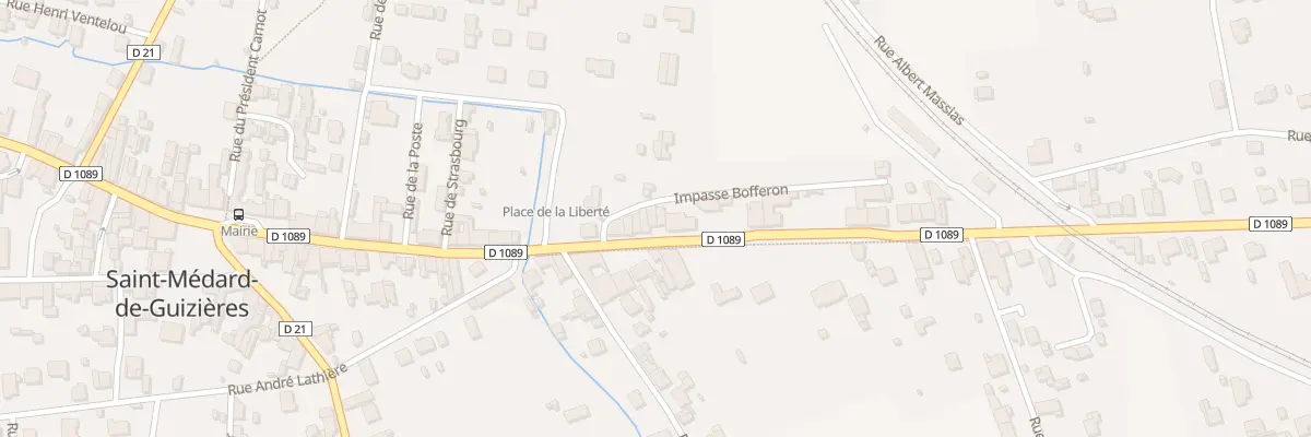 Plan du 28 Rue de la République à Saint-Médard-de-Guizières