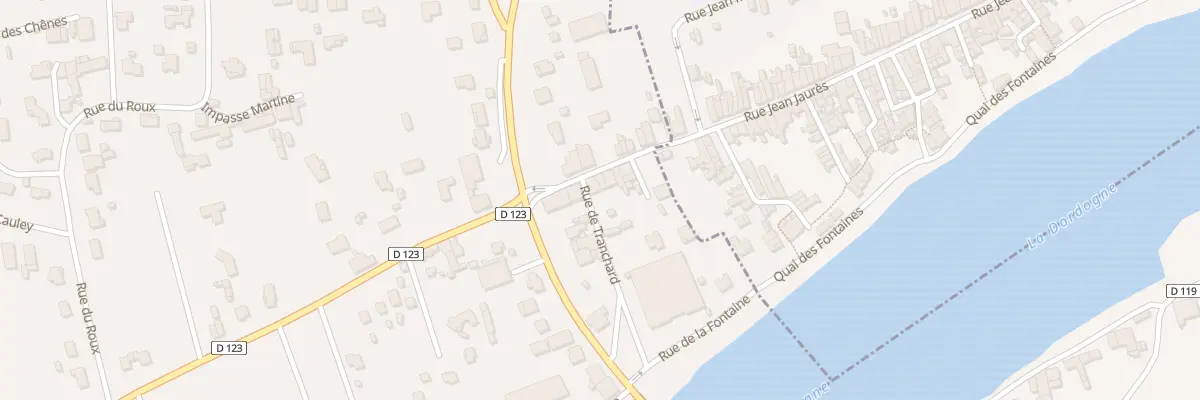 Plan du 1 Rue de Tranchard à Saint-Magne-de-Castillon