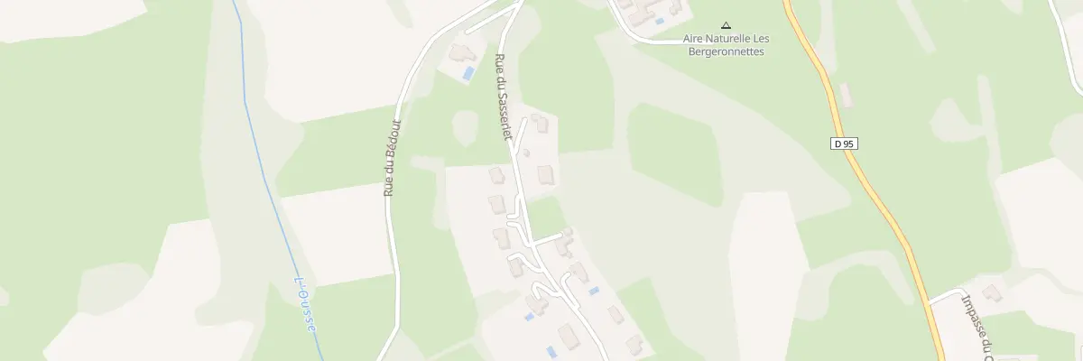 Plan du 3 Rue du Sasseriet à Bartrès