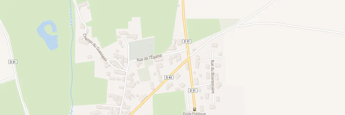 Plan du 16 Rue l’Egalite à Maigné