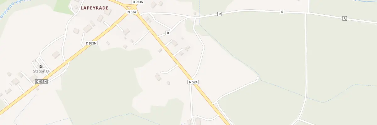 Plan du 3 Rte de Gabarret à Losse