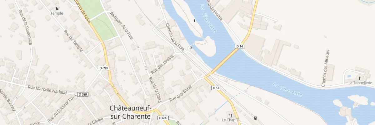 Plan du 3 Pl du Pont à Châteauneuf-sur-Charente