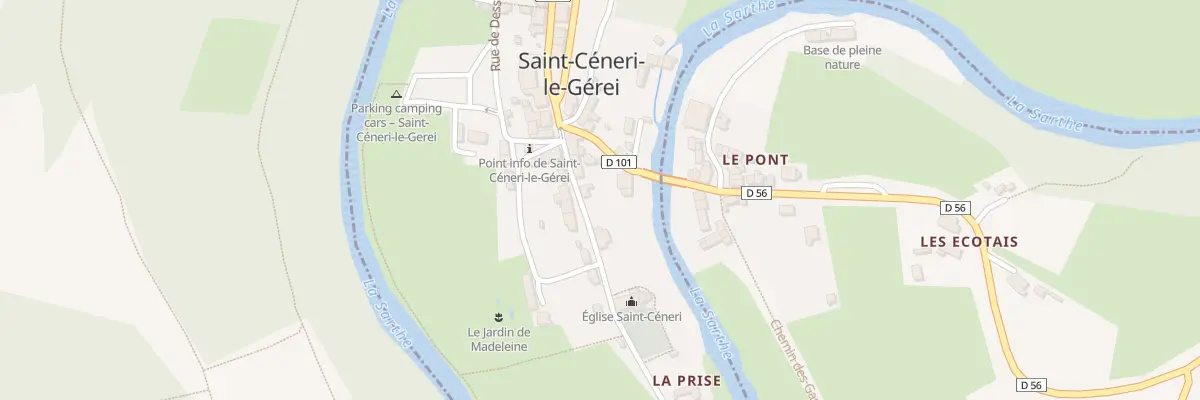 Plan du 17 Rue de l’Eglise à Saint-Céneri-le-Gérei