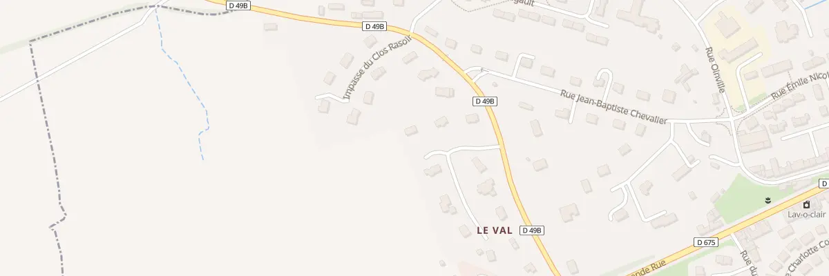 Plan du 5639 Rue des Arts à Dozulé