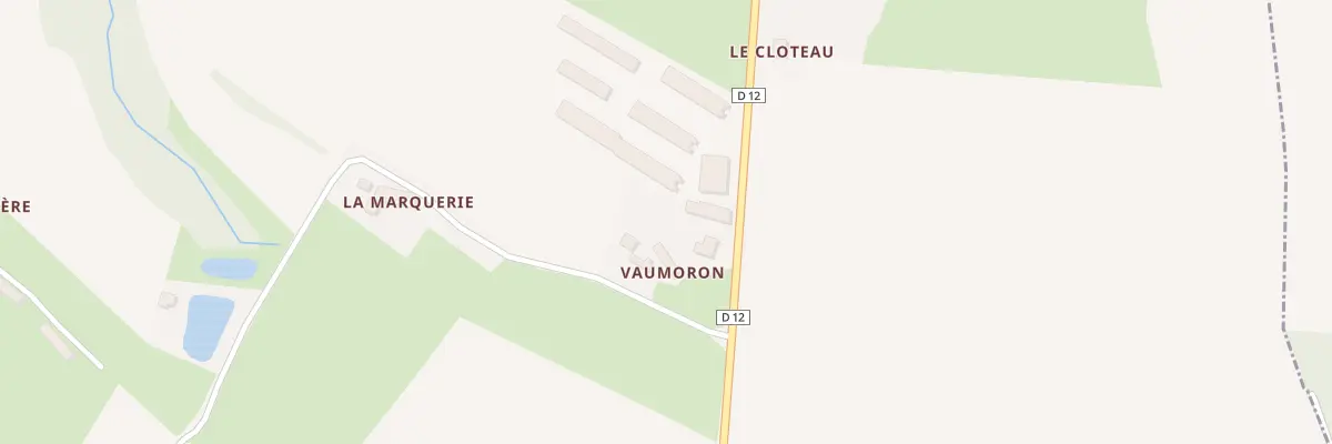 Plan du 5050 Vaumoron à Bousse