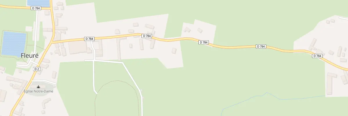 Plan du 14 Le Hamel à Fleuré