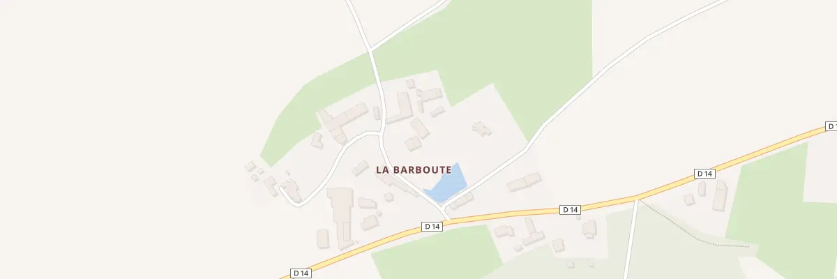 Plan du 14 La Barboute à Lezay
