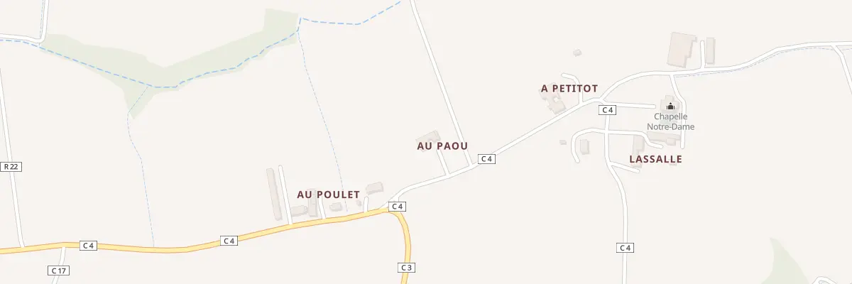 Plan du 5035 Au Paou à Sarragachies