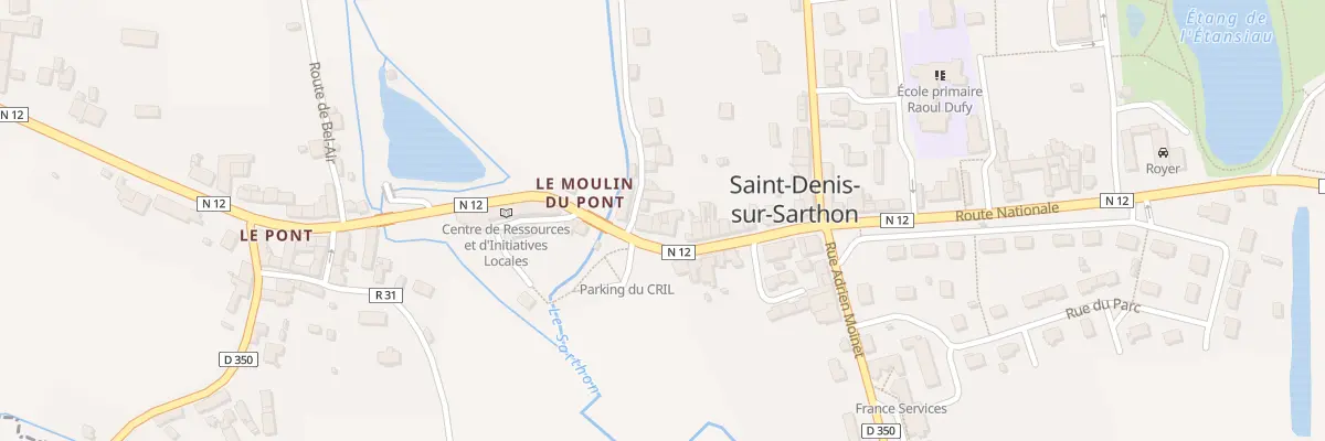 Plan du 480 Chemin de la Forge à Saint-Denis-sur-Sarthon