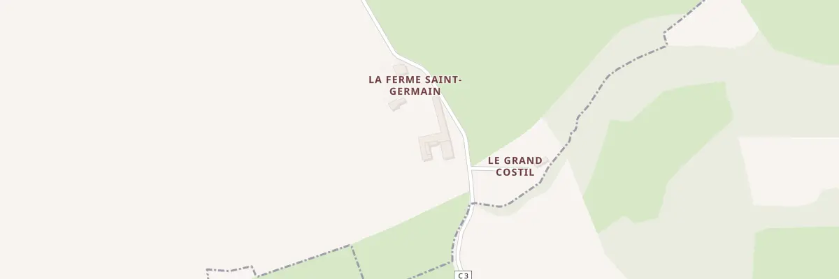 Plan du 5032 Ferme St Germain à Beuvron-en-Auge