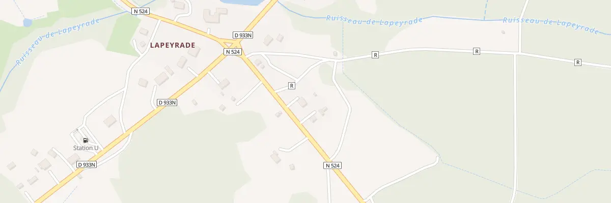 Plan du 1 Rte de Gabarret à Losse
