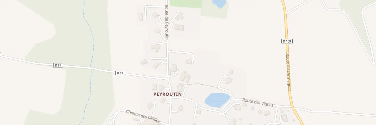 Plan du 57 Rte de Peyroutin à Larée